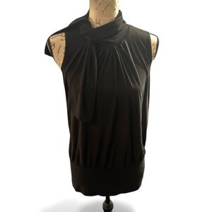 American City Wear Black Sleeveless Blouse XL
